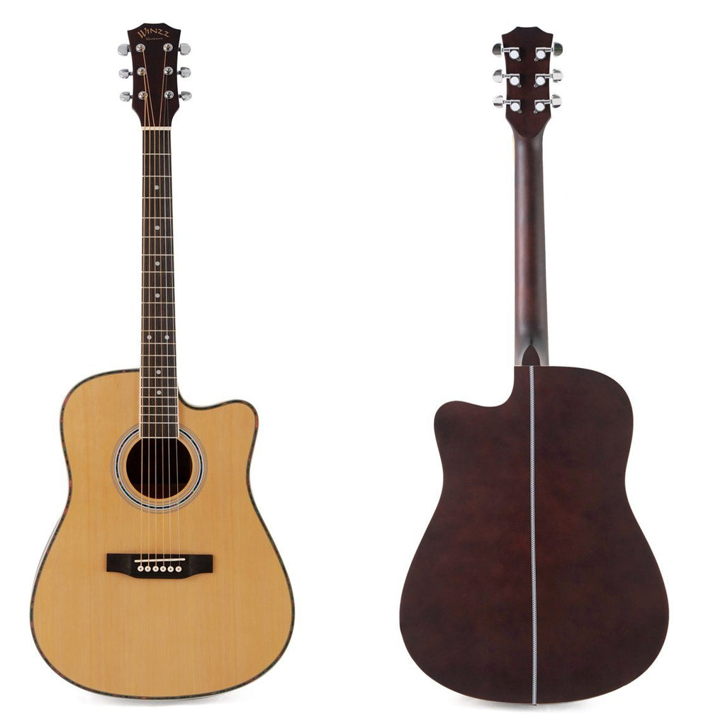 Acoustic Cutaway Guitar Package for Beginners Students Kids, 41 Inches - Deals Kiosk