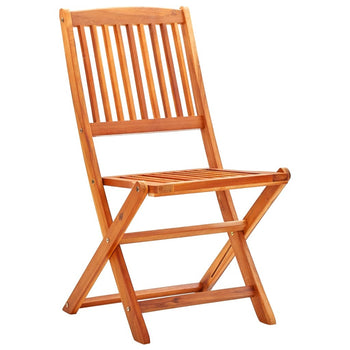 5 Piece Folding Outdoor Dining Set Solid Eucalyptus Wood - Deals Kiosk