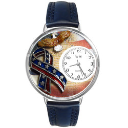 American Patriotic Watch in Silver (Large) - Deals Kiosk